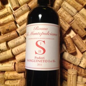 Rosso di Montepulciano poderi Sanguineto 2016